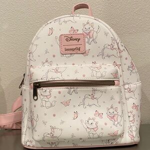 Loungefly Disney Kids Backpack - White and Pink